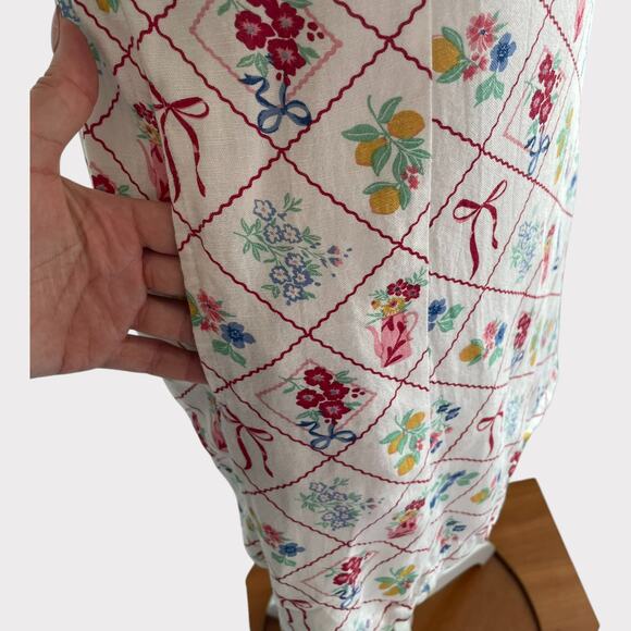 Jessica Simpson Mini Strapless Dress Floral Box Lemon Couette Size Medium - Picture 5 of 12